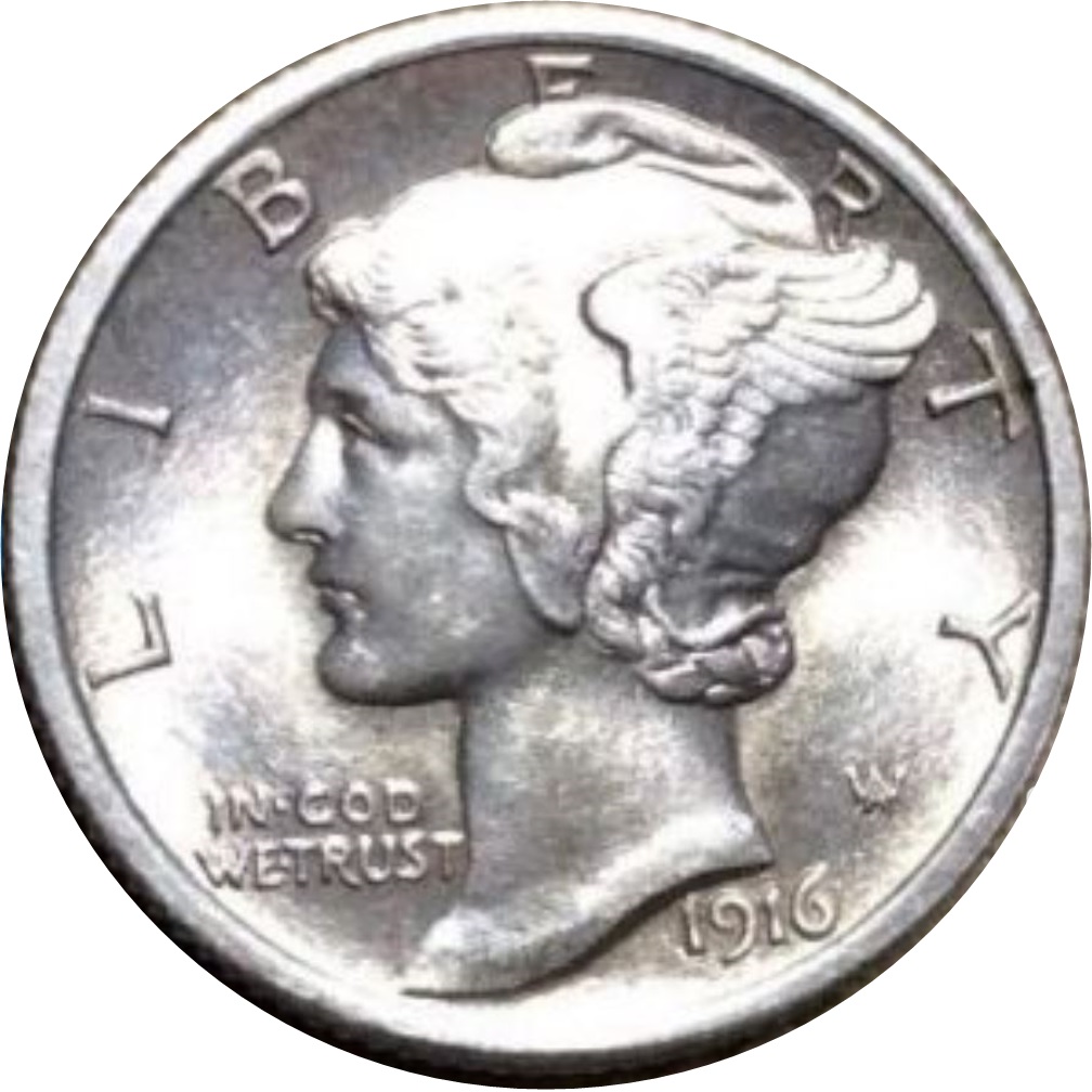 1916-Winged-Liberty-Mercury-Dime